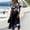 Black, variant on Womens Spring Floral Printed Maxi Dress 2026 Elegant V Neck Belted Summer Wedding Prom Cocktail Beach Dresses