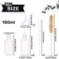 thumbnail image 5 of 12PCS 3.4oz Plastic Squeeze Bottles with Measurement 4PCS 2ml Droppers 2PCS Funnels 1PC Brush and Sticker Labels for Cookie Decoration, 5 of 9