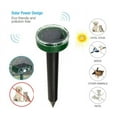thumbnail image 5 of Topboutique Solar Mole Repellent, 2 Pack Ultrasonic Solar Power Animals Repeller Waterproof for Outdoor Garden Lawn Yard Get Rid of Moles Voles Gophers Rats Rodents, 5 of 9
