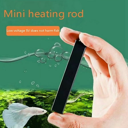 5W Mini Aquarium Heater USB Charging for Small Fish Tank