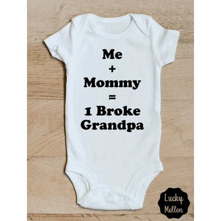 

Broke Grandpa Onesie / Bodysuit by Lucky Mellon