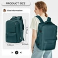 thumbnail image 6 of Simple Vacpack Backpack for Travel with Air Pump, Airback with Vacuum Seal Compression Travel Backpack Flight Approved, Personal Item Carry on Bags Water Resistant Airbag Casual Daypack Blue, 6 of 8