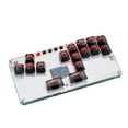 thumbnail image 3 of MustFun High Translucent (White Button) Stickless Gaming Controller with 1.3' OLED Display, Mini Customizable Keyboard, Dual-Core ARM Cortex-M0+ Processor, RGB Backlighting, 3 TYPE-C Ports,, 3 of 7