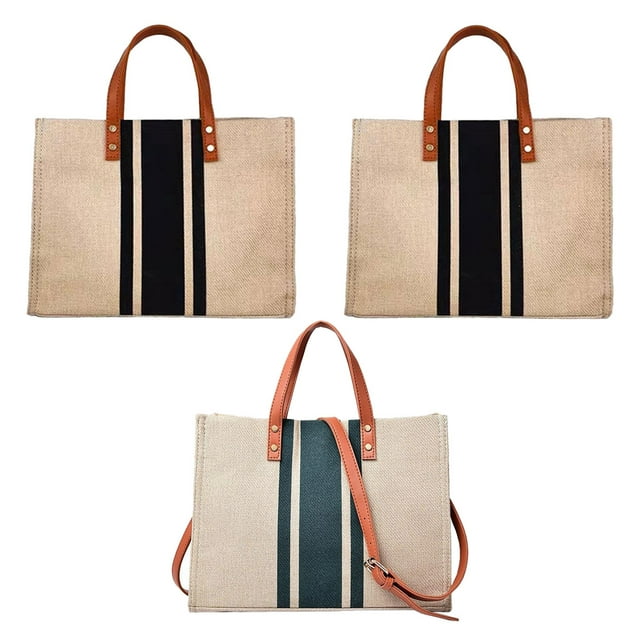 Bolso para ordenador portátil para mujer, bolso de trabajo de lona para mujer, bolso de hombro para maletín de ordenador