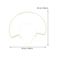 thumbnail image 3 of Disfraz creativo diosa halo dia diadema accesorio para el cabello multiusos, 3 of 6