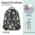 thumbnail image 5 of Fashionable Sunflower & Wildflowers Backpack for Women - Large Capacity Waterproof School Bag with Laptop Pocket for College Students, Ideal Floral Backpack for High School & University Campus, 5 of 6