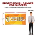 thumbnail image 2 of 1 Bedroom Apartment Large Banners and Signs for Outdoor by DreamController-Polyester Banner with 4 Holes for Easy Hang Indoor & Outdoor|4x2 Feet HD Banner to Promote Real Estate Business| Made in, 2 of 6