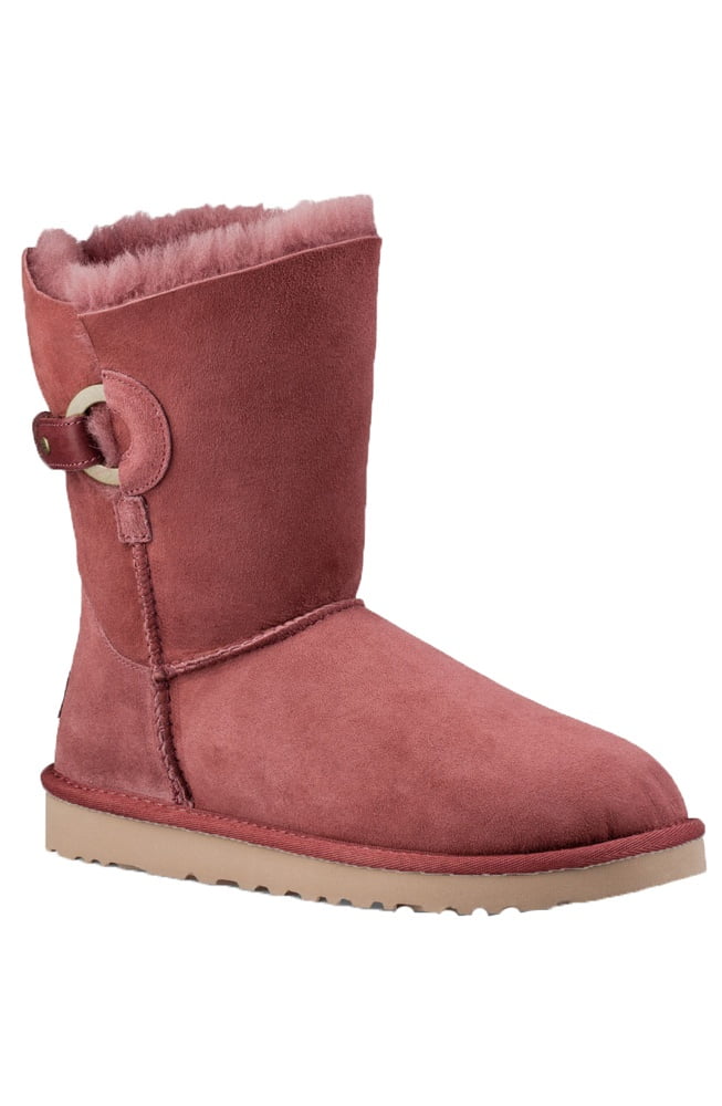burgundy uggs with bows