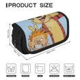 thumbnail image 2 of Calvin And Hobbes Big Capacity Pencil Case, Large Storage Pencil Pouch Pen Case Bag with Zipper, Pencil Case for Office Supplies, 2 of 8