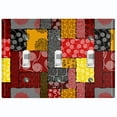 thumbnail image 1 of Metal Light Switch Plate Cover Colorful Safari African Tribal Art Pattern SFR005, 1 of 13