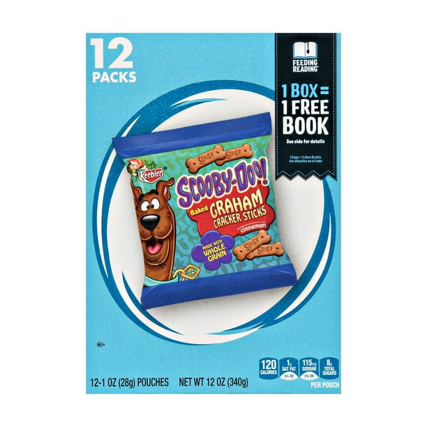 Keebler ScoobyDoo! Graham Cracker Sticks Cinnamon 12 Oz 12 Ct
