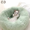 thumbnail image 3 of Super Soft Pet Cat Bed Mat Comfortable Donut Round Dog Kennel Non-Slip Winter Warm Dog Kennel Pet Cat Cushion Bed Winter Warm ShopWise Round, 3 of 15