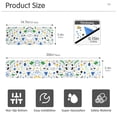 thumbnail image 3 of Yayeee Faucet Mat for Kitchen Sink 14.7" Diatomite Long Splash Guard Pad, Blue Simple Shapes, 2 Pack, 3 of 7