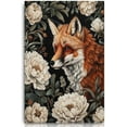 thumbnail image 4 of AVOI William Morris Pictures Wall Decor,Aesthetic Fox Wall Decor,Fox Print Painting Nordic Rustic William Morris Pictures,Antique Vintage Botanical Wall Decor for Living Room, Bedroom Frame: 12x16in, 4 of 5
