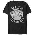 thumbnail image 1 of Men's Aladdin Rajah Kitten Me Graphic Tee Black 4X Large, 1 of 4
