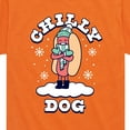 thumbnail image 3 of Instant Message - Chilly Dog Funny Christmas - Toddler & Youth Short Sleeve Graphic T-Shirt, 3 of 6