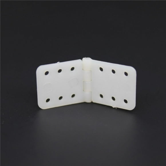 11x25.5 mm 0.43"" x1.0'' Small Pinned Nylon Hinge RC Airplane Plane Parts Replacement (Pack of 20)
