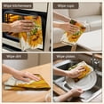thumbnail image 6 of 2 Pcs Funny Kitchen Towels,Beige Calligraphy Sunflower Pattern Microfiber Dish Towels,Kitchen Tea Towels,Kitchen Towel Set (18" X 26"), 6 of 7