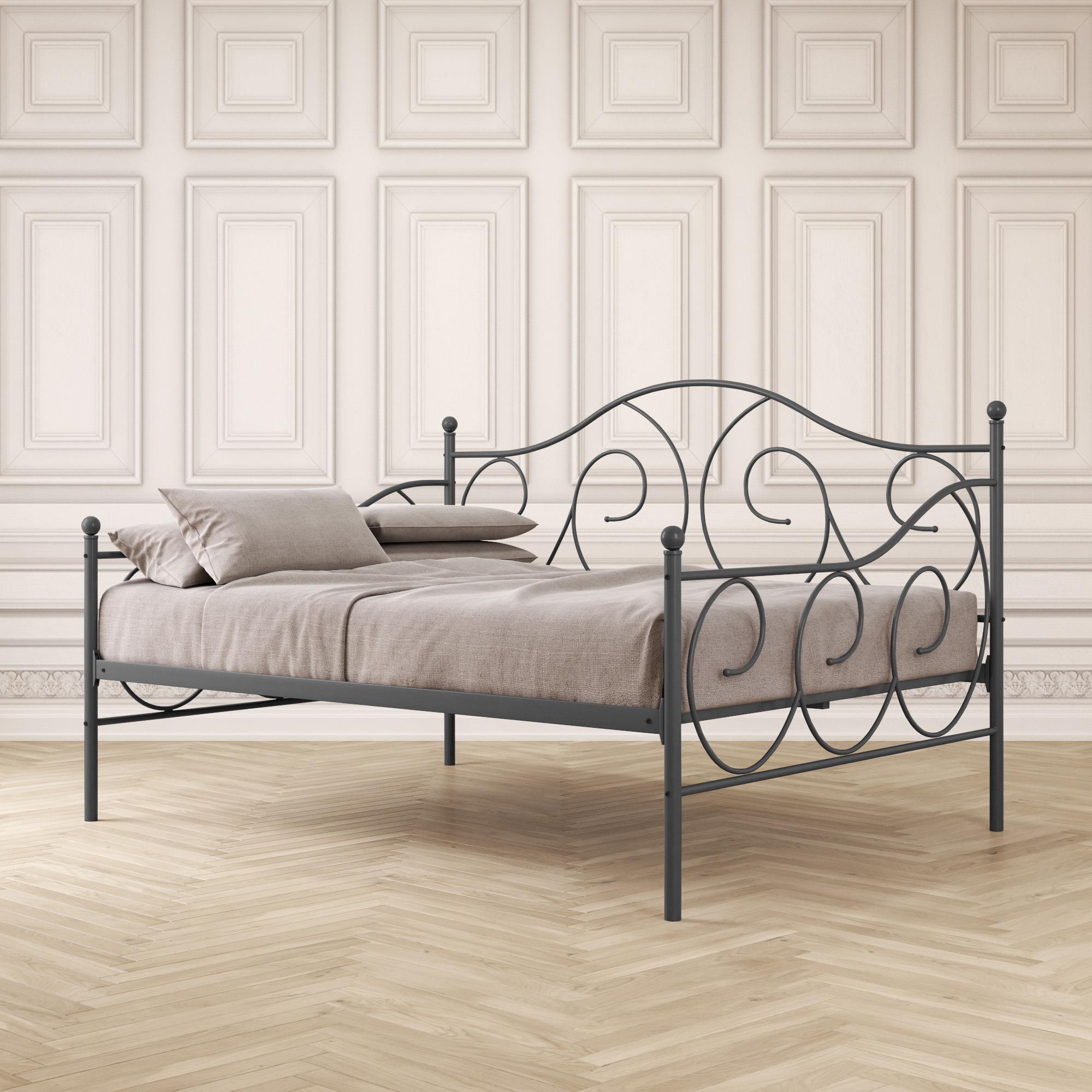 DHP Victoria Metal Daybed, Full, Pewter - image 4 of 24