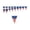 236In, variant on Usa Flag Pennant Banner | Triangle Flag Decorations Usa Party | Stars and Stripes Bunting Garland | 4Th Of July Patriotic Decoration 236In