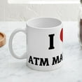 thumbnail image 4 of CafePress - I Love ATM Machines Mug - 11 oz Ceramic Mug - Novelty Coffee Tea Cup, 4 of 6