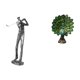 thumbnail image 1 of Escultura De Resina De Pavo Real Golfista Moderna, Elegante Figura De Golfista, Decoración Para Estantería, Oficina, Sala De Estar, Dormitorio, Estantería Para El Hogar., 1 of 8