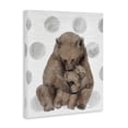 thumbnail image 2 of Stupell Industries Traditional Bear and Cub Grey Polka Dot Canvas Art, 30 x 40, by Lil' Rue, 2 of 7