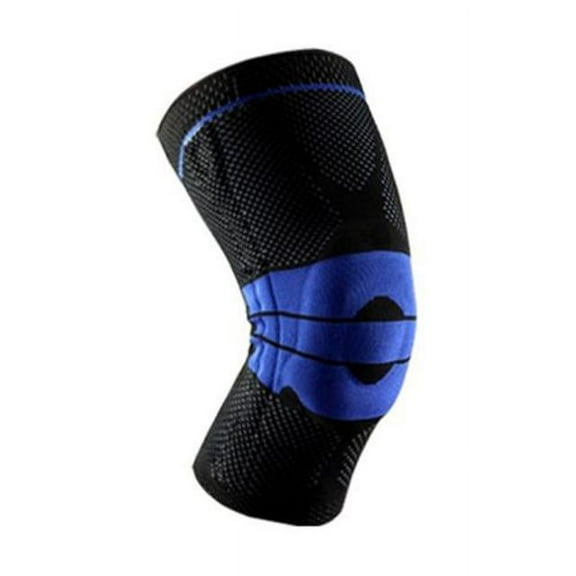 N1 Silicone Knee Brace, Full Spring Support, Strong Meniscus Compression 3D Protection - Black, New