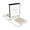 White, variant on Business Source  View Binder- w- 2 Inside Pockets- 1-.50in. Capacity- White - Set of 4