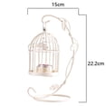 thumbnail image 5 of Kripyery European Style Freestanding Stable Candlelight Stand Creative Leaves Bird Cage Iron Candle Holder Party Supplies, 5 of 7