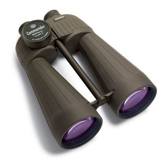 Steiner Military M1580rc 15x80mm Binocular Porro Prism, NBR Long Life Rubber Armoring, Green