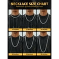 thumbnail image 4 of U7 Chunky Miami Cuban Link Chain for Men Women 12MM Wide 22 Inch Stainless Steel Franco Curb Necklace Punk Rapper Birthday Father's Day Jewelry Gift for Him Son Husband, 4 of 8