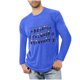 thumbnail image 1 of Blusas y camisas de manga larga con cuello redondo para hombre, deportivas, fitness, hogar, pijamas estampados, camiseta de manga larga con cuello redondo, blusa de poliéster para hombre, 1 of 3