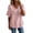 Pink-80514aa, variant on Frayed Trim Linen Shirt Women Raw Edge V Neck Short Sleeve Womens Tunic Tops Summer Vacation Boho White Women Shirts