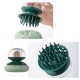 thumbnail image 5 of 1 Pc Plastic Scrubber with Handle, Steel Wool Scrubber Tool for Cleaning Dishes, Scrubbing Scouring Brush Pad for Kitchen Pots, Sink, Pans, 3.54x3.54 Inch, Black, 5 of 5