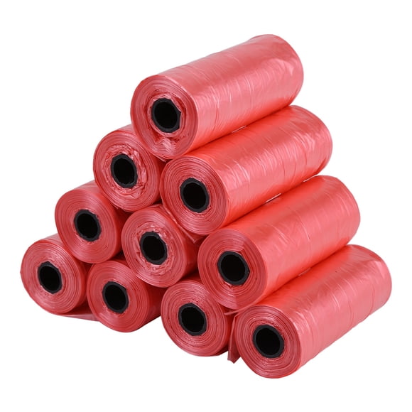 Bolsa de basura, 10 rollos/150 piezas de plástico para mascotas, bolsa de basura de plástico, diseño de próxima generación