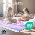 thumbnail image 4 of ODIKA 4'x6' Machine Washable Non-Slip Area Rug, Fairy Tale Castle Enchanted Fantasy Adventure High Traffic Rug, Pink, 724551, 4 of 5
