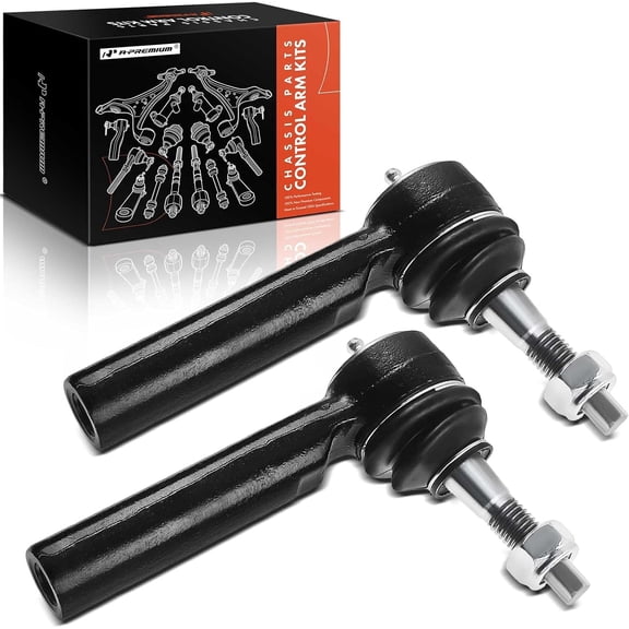 A-Premium Outer Tie Rod Ends Compatible with Chevrolet Silverado 1500 Tahoe Suburban Avalanche GMC Sierra 1500 Yukon Cadillac Escalade 2-PC Set