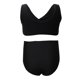 thumbnail image 3 of Traje de baño de 2 piezas para mujer, trajes de baño para mujer, conjunto de bikini de dos piezas de color liso para niñas y niñas., 3 of 6