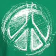 thumbnail image 3 of CafePress - Urban Peace Sign Sketch Dark T Shirt - Men's Classic Graphic Cotton T-Shirt, 3 of 4