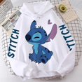 thumbnail image 1 of Sweat à Capuche Mode Stitch AngelMonster Lettre Dessins Animés Pull-Over pour Femmes avec Poche, 1 of 5