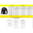 thumbnail image 2 of Mens Sports Long Sleeved Tight Fitting Autumn Fitness Basketball Suit Quick Drying Breathable Track And Field Printed Mesh Bottom Coat, 2 of 4