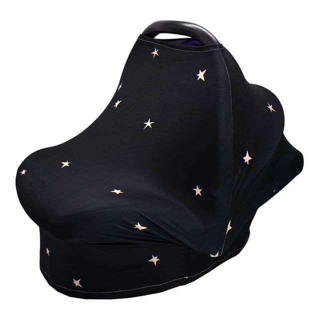 Funda para asiento de coche de bebé con estampado de cielo estrellado, funda para cochecito infantil, toalla de cuidado multifuncional, funda de lactancia, bufanda