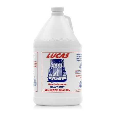 Lucas Oil Heavy Duty SAE 80W-90 Transmission & Differential Lube Gear Oil, 1 Gal