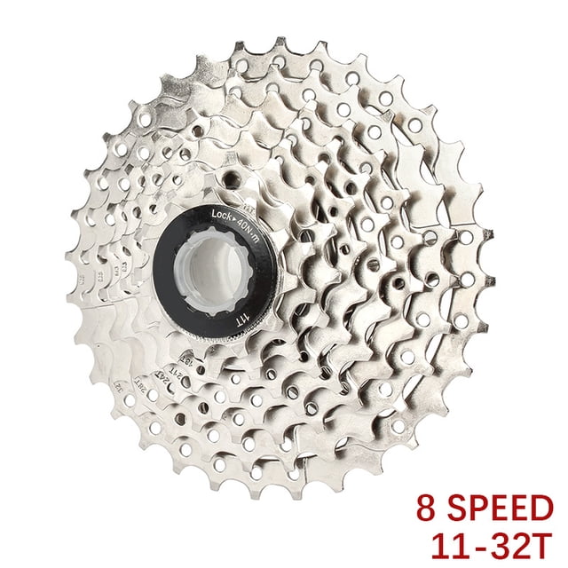 Bike Freewheel 8/9/10/11/12/13 Speed Cassette Bicycle change Bicycle accessories for bicycle Bicycle 11 32t silver 8 speed