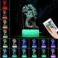 thumbnail image 2 of YSITIAN Mermaid 3D Illusion Lamp,LED Night Light Birthday Gift for Girl Mermaid Lamp ,16 Colors YT05-368, 2 of 6