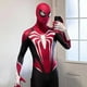 thumbnail image 2 of Disfraz de Spiderman avanzado para PS5, color negro, estampado 3D, de licra, para Halloween, para adultos, 2 of 5