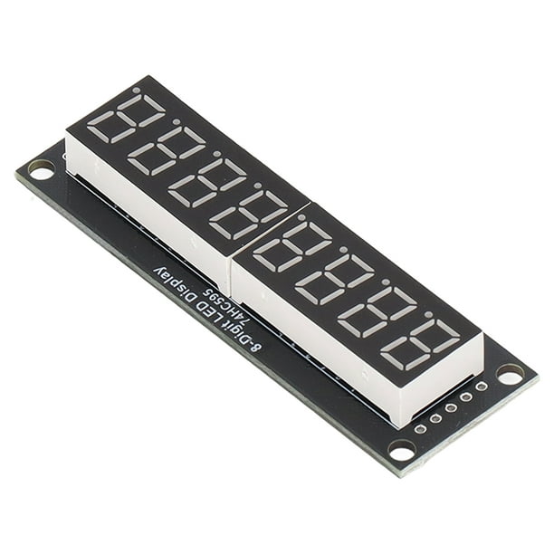 LED Clock Display Module, 8 Bit 7 Segment LED Digital Display Tube 5V