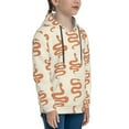 thumbnail image 3 of Disketp Hand Drawn Snake Youth Hoodie Sweatshirt for Boys Girls Kids Pullover Hooded Classic Casual Essentials Hoodie-Large, 3 of 6