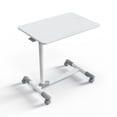 thumbnail image 4 of ETHU Table au-Dessus du Lit avec Roues, Table d'Hôpital Pneumatique à Hauteur Réglable, Table de Chevet Roulante avec Plateau au-Dessus du Lit, Bureau pour Ordinateur Portable pour la Maison et l'Hôpital, 4 of 8